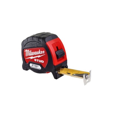 Milwaukee Stud 8m Tape Measure, Metric