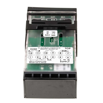 West Instruments N2300 PID Temperature Controller, 49 x 25mm, 2 Output Relay, 100 V ac, 240 V ac Supply Voltage ON/OFF