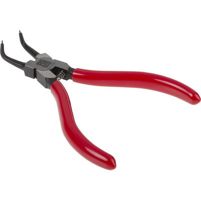 RS PRO Circlip Pliers, 125 mm Overall, Bent Tip