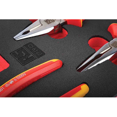 RS PRO 3-Piece Plier Set, 250 mm Overall
