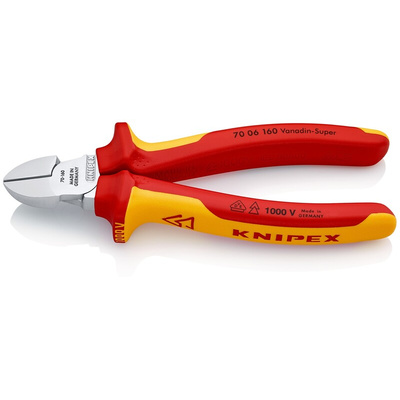 Knipex 70 06 160 VDE/1000V Insulated Side Cutters