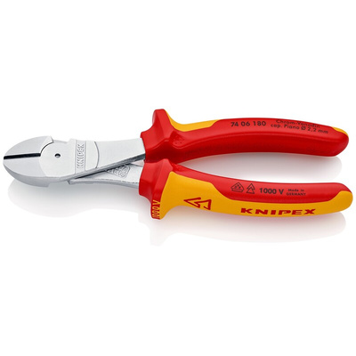 Knipex 74 06 VDE/1000V Insulated Side Cutters