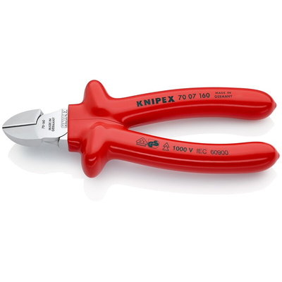 Knipex 70 07 160 VDE/1000V Insulated Side Cutters