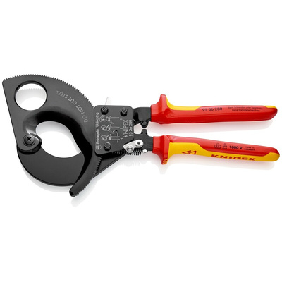 Knipex 95 36 VDE/1000V Insulated Ratchet Cable Cutters