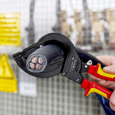 Knipex 95 36A VDE/1000V Insulated Ratchet Cable Cutters