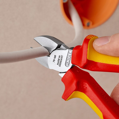 Knipex 70 06 160 T VDE/1000V Insulated Side Cutters