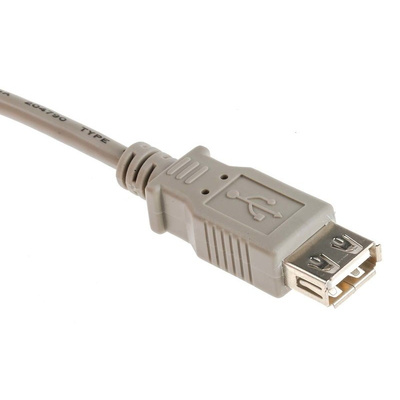 RS PRO Male USB A to Female USB A USB Cable, 1m, USB 2.0