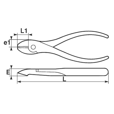 SAM 234-16TI VDE/1000V Insulated Side Cutters