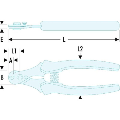 Facom 996.16 Cable Cutters