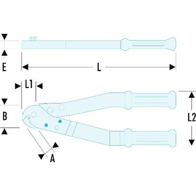 Facom 996.16 Cable Cutters
