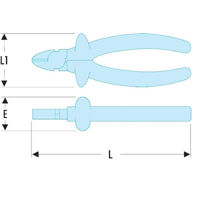 Facom 192.16AVSE VDE/1000V Insulated Side Cutters