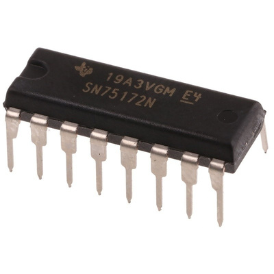 Texas Instruments SN75172N Line Transmitter, 16-Pin PDIP