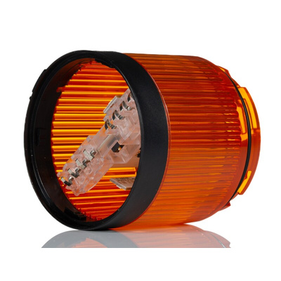 Allen Bradley 856T Series Amber Rotating Effect Beacon Tower, 24 V ac/dc, LED Bulb, AC, DC, IP66, IP67