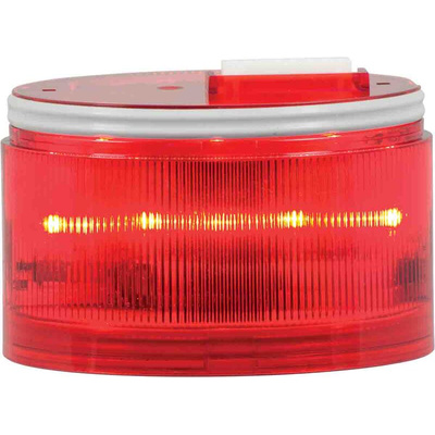 RS PRO Red Multiple Effect Flashing Light Element, 24 V ac/dc, 240 V ac, LED Bulb, AC, DC, IP66