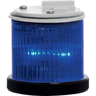 RS PRO Blue Multiple Effect Beacon Unit, 24 V ac/dc, LED Bulb, AC, DC, IP66