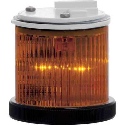 RS PRO Amber Multiple Effect Beacon Unit, 24 V ac/dc, LED Bulb, AC, DC, IP66
