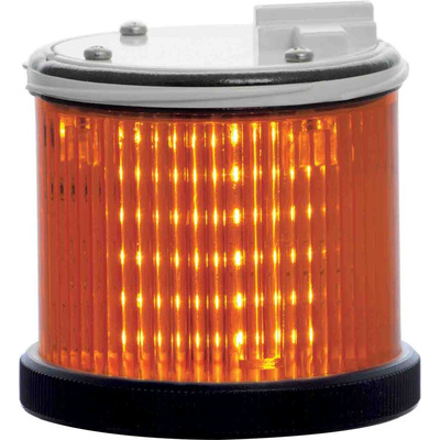 RS PRO Amber Multiple Effect Beacon Unit, 24 V ac/dc, LED Bulb, AC, DC, IP66