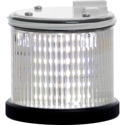 RS PRO Clear Multiple Effect Beacon Unit, 110 V ac, LED Bulb, AC, IP66
