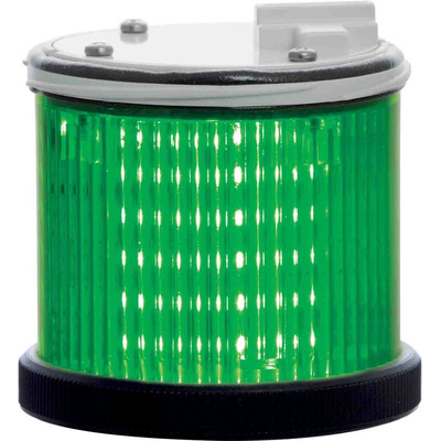 RS PRO Green Multiple Effect Beacon Unit, 240 V ac, LED Bulb, AC, IP66