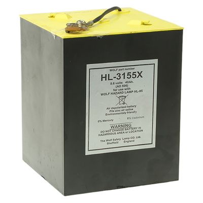Wolf Safety HL Series Lattern Battery, 5.6 V, IP21