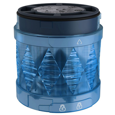 Schneider Electric Harmony XVU Series Blue Flashing Effect Beacon Unit, 24 V, LED Bulb, AC, DC