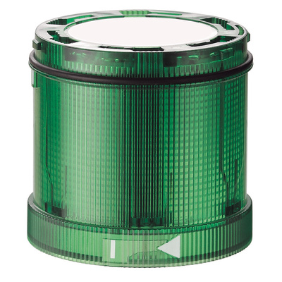 Werma KS72 Series Green EVS, Flashing Effect Flashing Light Element, 24 V, LED Bulb, DC