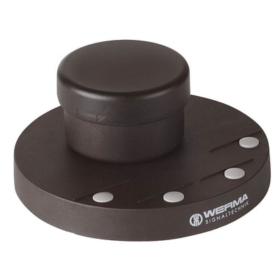 Werma Black Blinking, Continuous Effect Buzzer Unit, 100 → 240 V, LED Bulb, AC