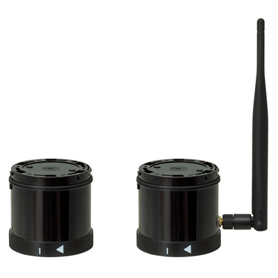 Werma KombiSIGN Series Black Signal Tower, 24 V, AC/DC