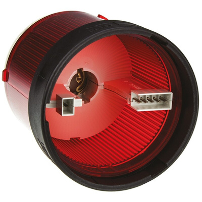 Schneider Electric Harmony XVB Series Red Steady Effect Beacon Unit, 250 V, Incandescent / LED Bulb, AC, IP65