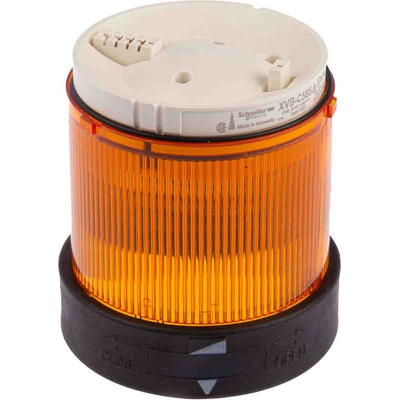 Schneider Electric Harmony XVB Series Amber Flashing Effect Beacon Unit, 24 V ac/dc, LED Bulb, AC, DC, IP65