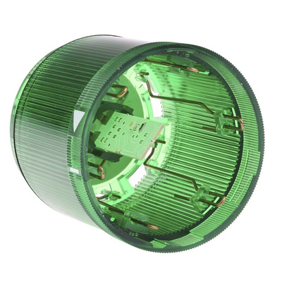 Werma 843 Series Green Steady Effect Beacon Unit, 24 V dc, LED Bulb, AC, DC, IP54