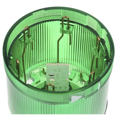 Werma 843 Series Green Steady Effect Beacon Unit, 24 V dc, LED Bulb, AC, DC, IP54