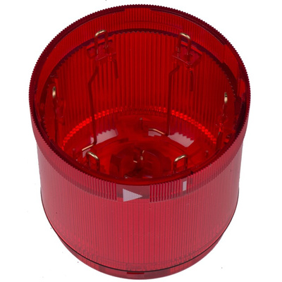 Werma 840 Series Red Steady Effect Beacon Unit, 12 → 240 V ac/dc, Filament Bulb, AC, DC, IP54