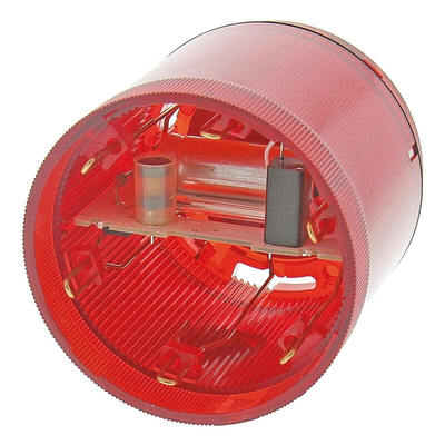 Werma 842 Series Red Flashing Effect Beacon Unit, 24 V dc, Xenon Bulb, DC, IP54