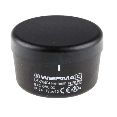 Werma 840 Series Terminal unit, 24 V dc, 230 V ac, AC, DC, IP54
