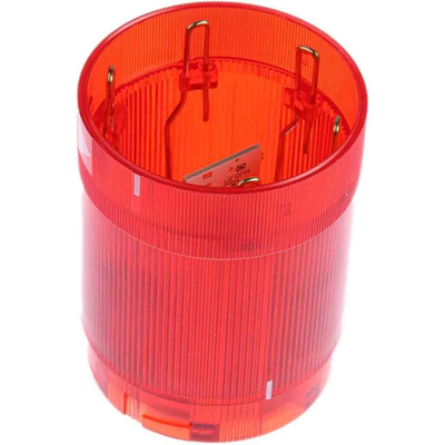 Werma 848 Series Red Steady Effect Beacon Unit, 24 V ac/dc, LED Bulb, AC, DC, IP54