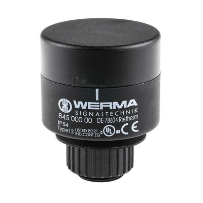 Werma 845 Series Terminal unit, 12 → 230 V ac/dc, AC, DC, IP54