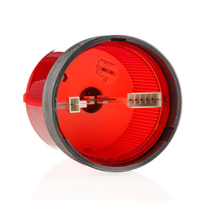 Schneider Electric Harmony XVB Series Red Steady Effect Beacon Unit, 24 V ac/dc, LED Bulb, AC, DC, IP65