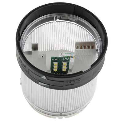 Schneider Electric Harmony XVB Series Clear Steady Effect Beacon Unit, 24 V ac/dc, LED Bulb, AC, DC, IP65