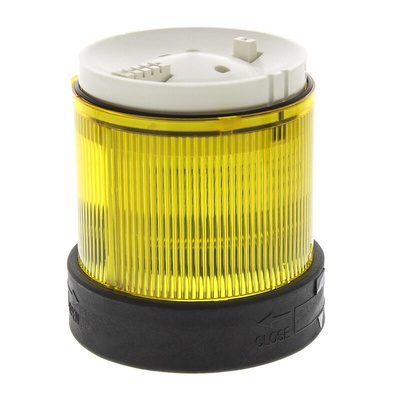 Schneider Electric Harmony XVB Series Yellow Steady Effect Beacon Unit, 24 V ac/dc, LED Bulb, AC, DC, IP65