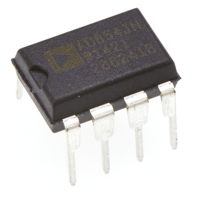 AD654JNZ, Voltage to Frequency Converter, Non-Synchronous, 500kHz ±0.4%FSR, 8-Pin PDIP