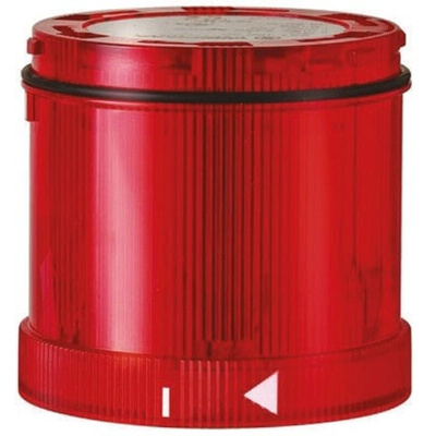 Werma 843 Series Red Steady Effect Beacon Unit, 24 V dc, LED Bulb, DC, IP54