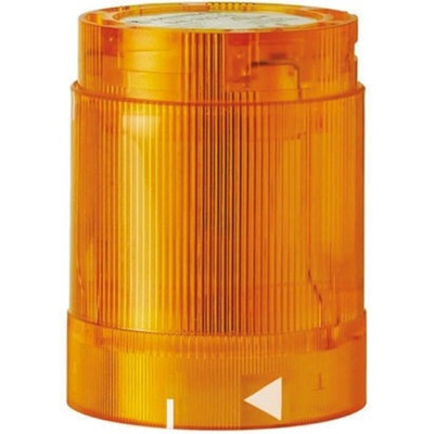 Werma 848 Series Yellow Flashing Effect Beacon Unit, 24 V ac/dc, LED Bulb, DC, IP54