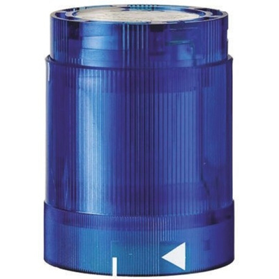 Werma 848 Series Blue Flashing Effect Beacon Unit, 24 V ac/dc, LED Bulb, DC, IP54