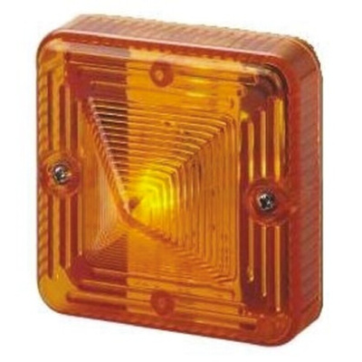 e2s ST Series Amber Multiple Effect LED Beacon, 24 V dc, LED Bulb, DC, IP66
