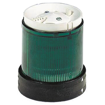 Schneider Electric XVBC Series Green Flashing Effect Base and Cover, 24 V ac, 24 → 48 V dc, LED Bulb, AC, DC,