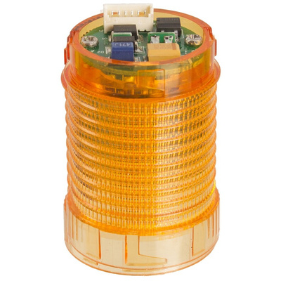 Moflash LED-MINI Series Amber Steady Effect Beacon Unit, 12 → 24 V dc, LED Bulb, DC, IP54