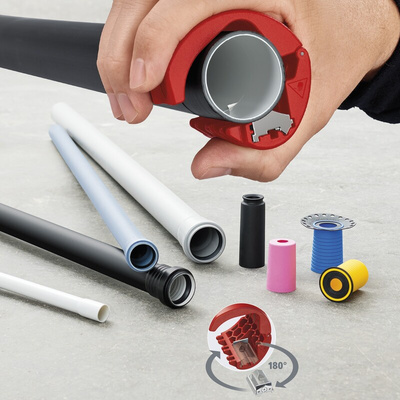 Knipex BiX® Pipe Cutter 16 → 50 mm, Cuts Plastic