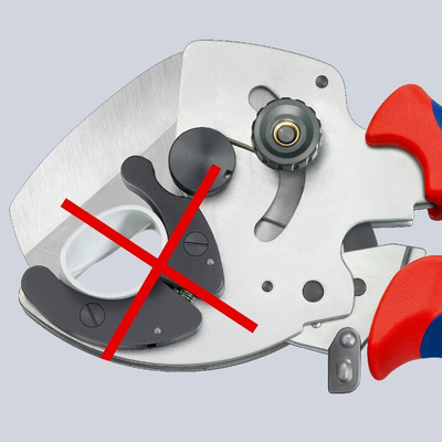Knipex Pipe Cutter 25 mm, Cuts Plastic