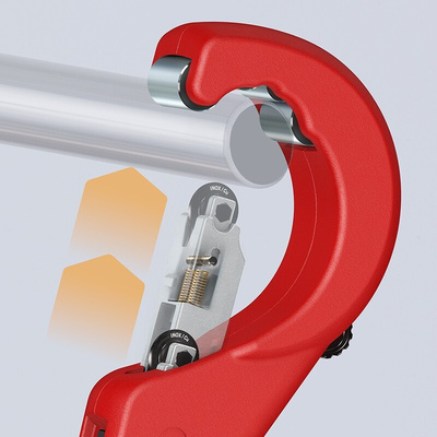 Knipex Pipe Cutter 6 → 35 mm, Cuts Plastic